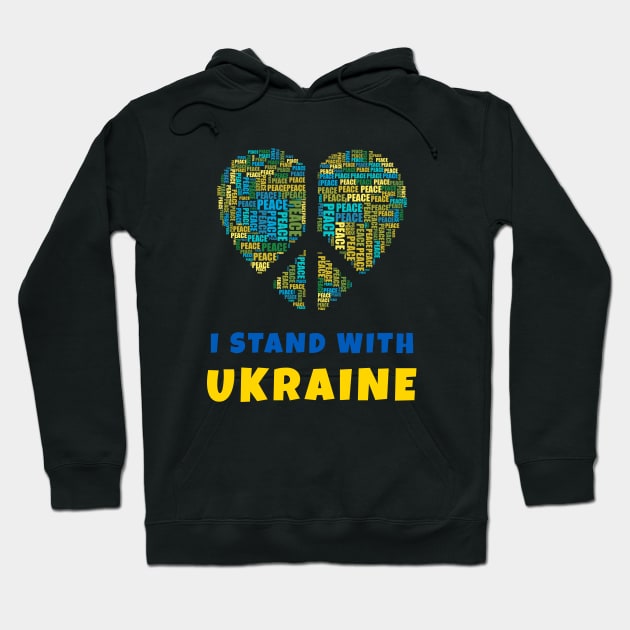 I Stand With Ukraine Hoodie by InfiniTee Design